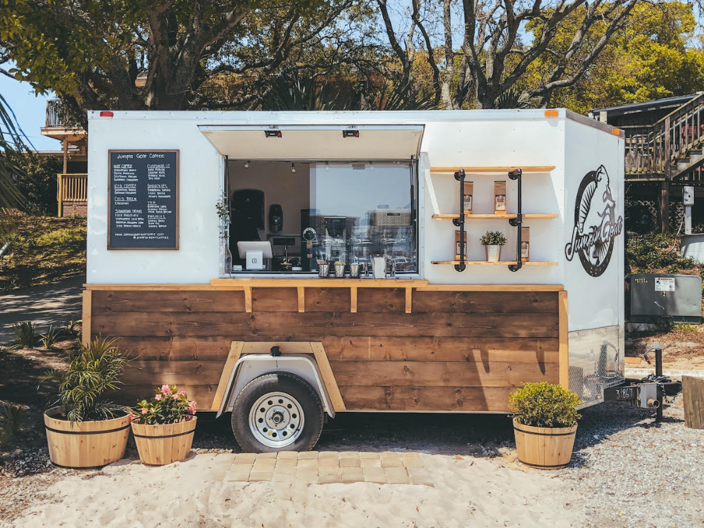 Café Chicao coffee trailer at an event